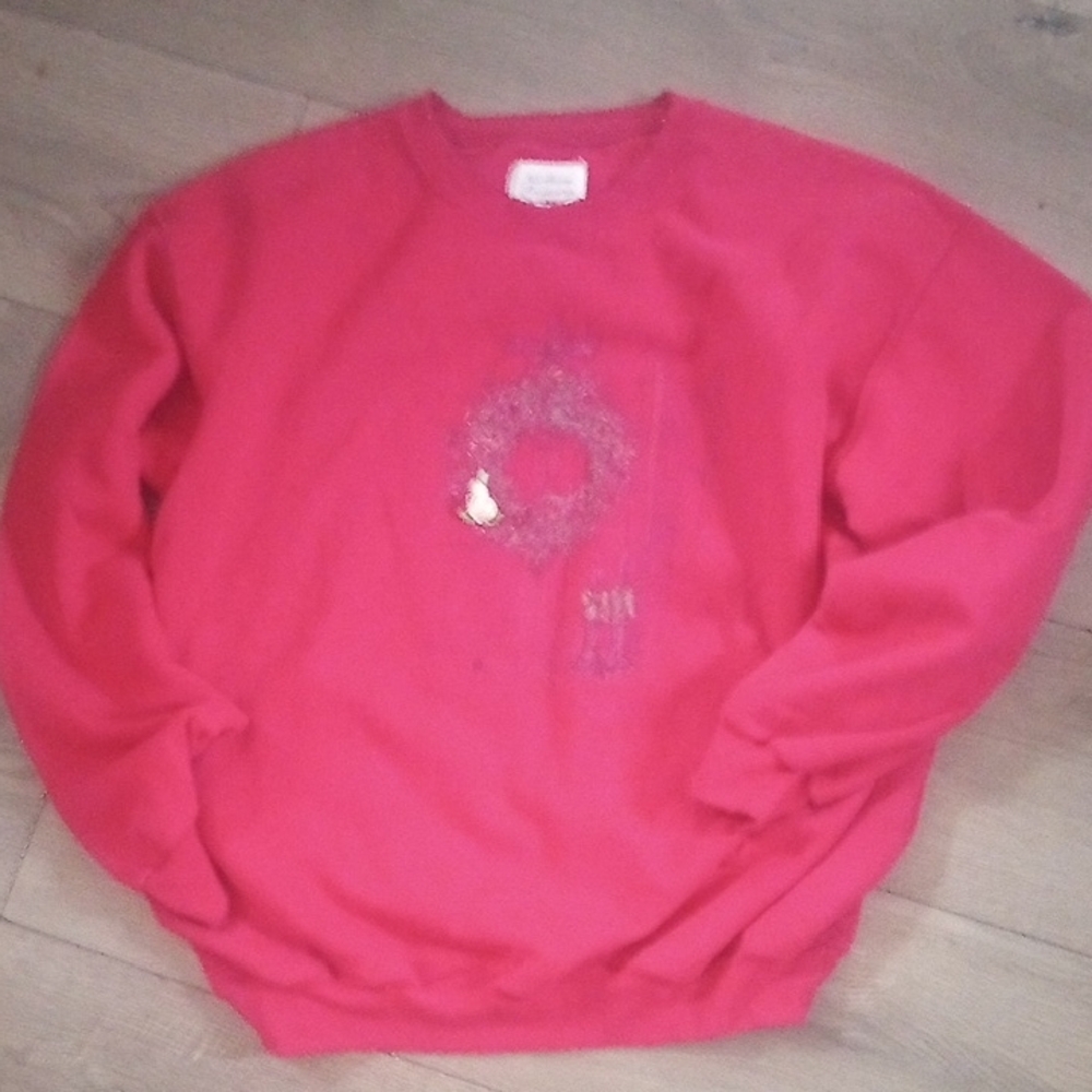 Vintage Northern Reflections Christmas Wreath Sweat Shirt